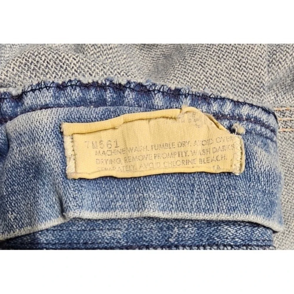 VTG Wrangler Wrapid Transit Blues Light Wash Denim Jeans 70s/80s USA Women 28x30